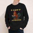 F-CAW-F I'm Reading Chicken Book Lover Introvert Meme Youth Long Sleeve Tee F-CAW-F I'm Reading Chicken Book Lover Introvert Meme Youth Long Sleeve Tee