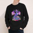Fantasy Dragon Reading Books Bookworm Youth Long Sleeve Tee Fantasy Dragon Reading Books Bookworm Youth Long Sleeve Tee