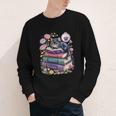 Fantasy Drama Tragedy Cute Cat Book Lover Readers Librarians Youth Long Sleeve Tee Fantasy Drama Tragedy Cute Cat Book Lover Readers Librarians Youth Long Sleeve Tee