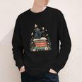 Fantasy Drama Tragedy Reading Lover Book Cat Humor Youth Long Sleeve Tee Fantasy Drama Tragedy Reading Lover Book Cat Humor Youth Long Sleeve Tee