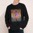 Fantasy Reader Society Reading Book Retro Bookworm Reader Youth Long Sleeve Tee