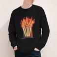 Flames And Lighter Costume For Matchbook Lovers Youth Long Sleeve Tee Flames And Lighter Costume For Matchbook Lovers Youth Long Sleeve Tee
