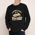 Flipping Pages Is My Cardio Book Lover Reading Bookworm Youth Long Sleeve Tee