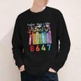 Floral Foxglove Daisy Tulip 8647 Books Lover Blooming Flower Youth Long Sleeve Tee