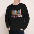 Freadom Anti Ban Books Freedom To Read Book Lover Reading Youth Long Sleeve Tee
