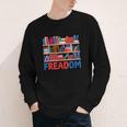 Freadom To Read Book Lover Reading Freedom Youth Long Sleeve Tee