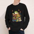 Frog & Toad Fishing Vintage Classic Book Frog Reading Book Youth Long Sleeve Tee Frog & Toad Fishing Vintage Classic Book Frog Reading Book Youth Long Sleeve Tee