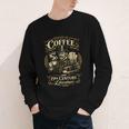 Fueled By Coffee And 19th Century Literature Book Tee Youth Long Sleeve Tee