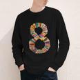 Fun 8th Birthday Books Themed 8 Years Old Boys Kids Girls Youth Long Sleeve Tee