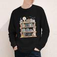 Ghost Book Reading Books Lover Teacher Happy Halloween Youth Long Sleeve Tee Ghost Book Reading Books Lover Teacher Happy Halloween Youth Long Sleeve Tee