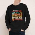 The Girl With The Books Became The Woman Writing Them Youth Long Sleeve Tee The Girl With The Books Became The Woman Writing Them Youth Long Sleeve Tee