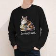 Girls Books I Do What I Want Calico Cat Lover Youth Long Sleeve Tee Girls Books I Do What I Want Calico Cat Lover Youth Long Sleeve Tee