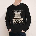 All The Good Men Are In My Books Romance Novel Youth Long Sleeve Tee All The Good Men Are In My Books Romance Novel Youth Long Sleeve Tee