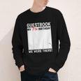 Guestbook 7th Birthday 7 Year Old Born 2018 Bday Youth Long Sleeve Tee