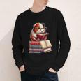 Guinea Pig Reading Books Matching Bookworm Readers Librarian Youth Long Sleeve Tee Guinea Pig Reading Books Matching Bookworm Readers Librarian Youth Long Sleeve Tee