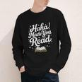 Haha Made You Read Books Bookworm Teacher Librarian Youth Long Sleeve Tee