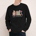 Harm Reduction Floral Book Overdose Awareness Nurse Youth Long Sleeve Tee