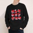 Heart Reading Books Valentine Teacher Boys Girls Book Lover Youth Long Sleeve Tee Heart Reading Books Valentine Teacher Boys Girls Book Lover Youth Long Sleeve Tee