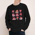 Hearts Reading Book Lovers All Booked For Valentine Youth Long Sleeve Tee Hearts Reading Book Lovers All Booked For Valentine Youth Long Sleeve Tee