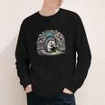Hedgehog Reading Book Lake Scenery Reading Youth Long Sleeve Tee Hedgehog Reading Book Lake Scenery Reading Youth Long Sleeve Tee
