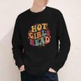 Hot Girls Read Aesthetic Book Lover Reading Youth Long Sleeve Tee