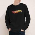 Hot Wheels Comic Book Fire Logo Youth Long Sleeve Tee