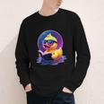 Humor Rubber Duck Reading Book Youth Long Sleeve Tee