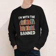I'm With The Banned Librarian Banned Book Lover Reader Youth Long Sleeve Tee