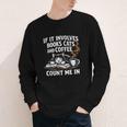 If It Involves Cats Books Coffee Introvert Pet Lover Youth Long Sleeve Tee If It Involves Cats Books Coffee Introvert Pet Lover Youth Long Sleeve Tee