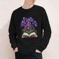 Irises Flowers Book Iris Floral Youth Long Sleeve Tee
