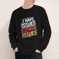 I Have Issues Comic Issues Comic Book Lover Youth Long Sleeve Tee I Have Issues Comic Issues Comic Book Lover Youth Long Sleeve Tee