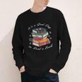 It's a Good Day To Read a Book Floral Stack Tee Youth Long Sleeve Tee