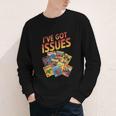 I'Ve Got Issues Comic Book Collecting Youth Long Sleeve Tee