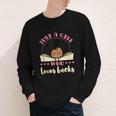 Just a Girl Who Loves Books African American Book Nerd Lover Youth Long Sleeve Tee Just a Girl Who Loves Books African American Book Nerd Lover Youth Long Sleeve Tee