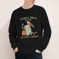 Just a Girl Who Loves Books And Birds Book Reading Bird Love Youth Long Sleeve Tee