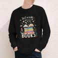 Just a Girl Who Loves Books Cute Book Lover Bookworm Youth Long Sleeve Tee