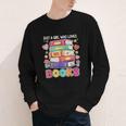Just A Girl Who Loves Books Reading Library Youth Long Sleeve Tee