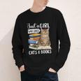 Just a Girl Who Loves Cats And Books Youth Long Sleeve Tee