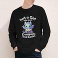 Just a Girl Who Loves Dragons And Books Dragon For Kids Youth Long Sleeve Tee Just a Girl Who Loves Dragons And Books Dragon For Kids Youth Long Sleeve Tee