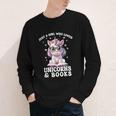 Just a Girl Who Loves Unicorns & Books Bookish Unicorn Love Youth Long Sleeve Tee