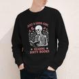 Just A Good Girl Reading Dirty Books Dark Romance Youth Long Sleeve Tee