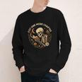 Just One More Chapter Book Lover Bookish Reading Skeleton Youth Long Sleeve Tee