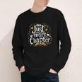 Just One More Chapter Bookish Book Reading Lover Heart Youth Long Sleeve Tee