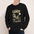 Keep The Candy I'Ll Take Books Halloween Youth Long Sleeve Tee