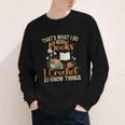 Knitting Crocheting Reading Books Yarn For Knitter Crochet Youth Long Sleeve Tee