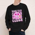Library Book Fair Queen Vibe Groovy Tie Dye School Reading Youth Long Sleeve Tee Library Book Fair Queen Vibe Groovy Tie Dye School Reading Youth Long Sleeve Tee