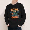 Lifting To Hold More Books Weightlifting Workout Bookish Youth Long Sleeve Tee Lifting To Hold More Books Weightlifting Workout Bookish Youth Long Sleeve Tee