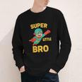 Little Cute Superhero Brother Comic Book Baby Bro Youth Long Sleeve Tee Little Cute Superhero Brother Comic Book Baby Bro Youth Long Sleeve Tee