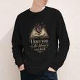 I Love You To The Library And Back Anatomical Heart Book Youth Long Sleeve Tee