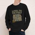 Loyal To The Shelf Knight Panther Book Lover Youth Long Sleeve Tee